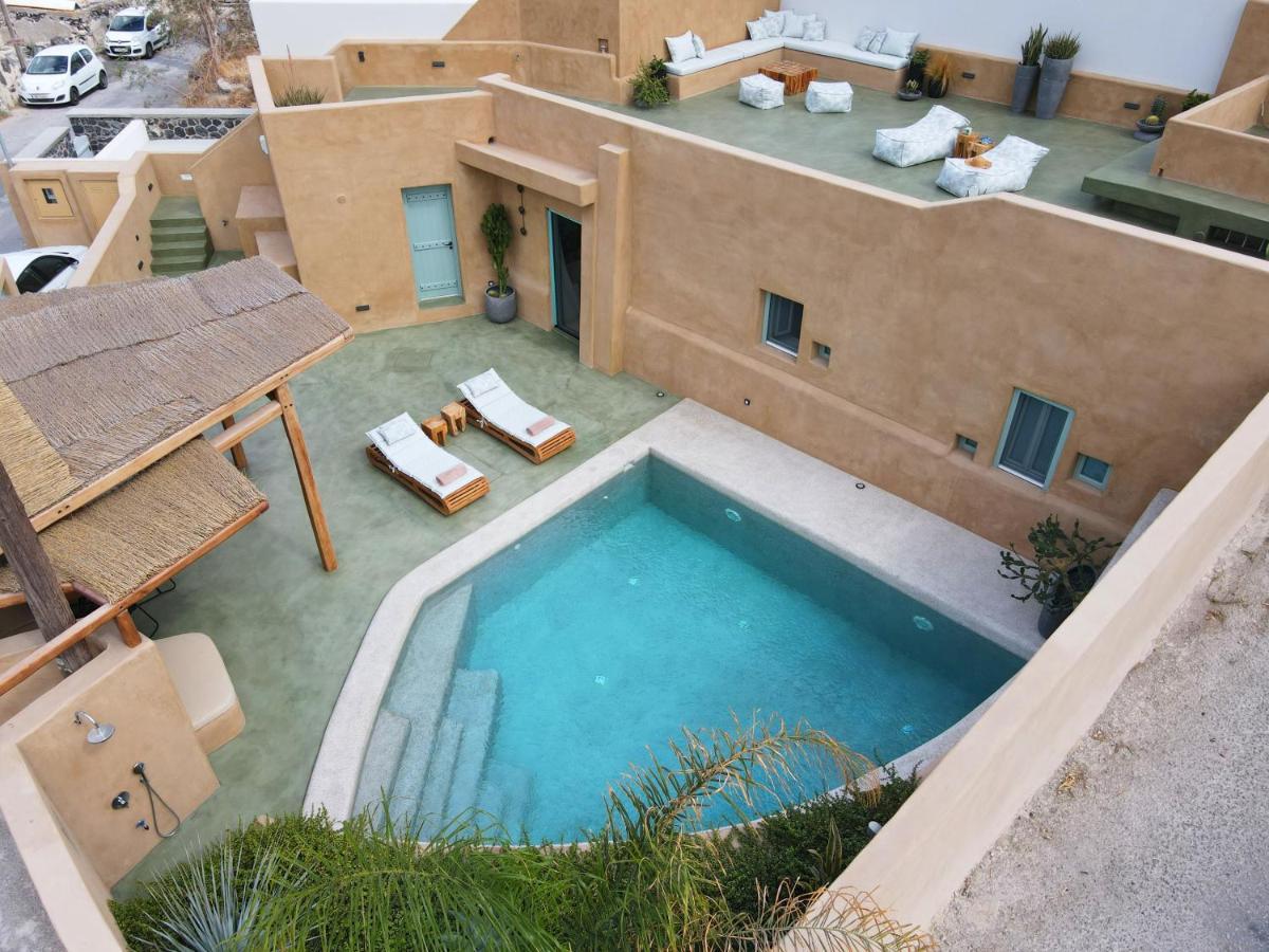 Potamos Luxury House, Private Pool, Santorini Villa Exo Gonia Bagian luar foto