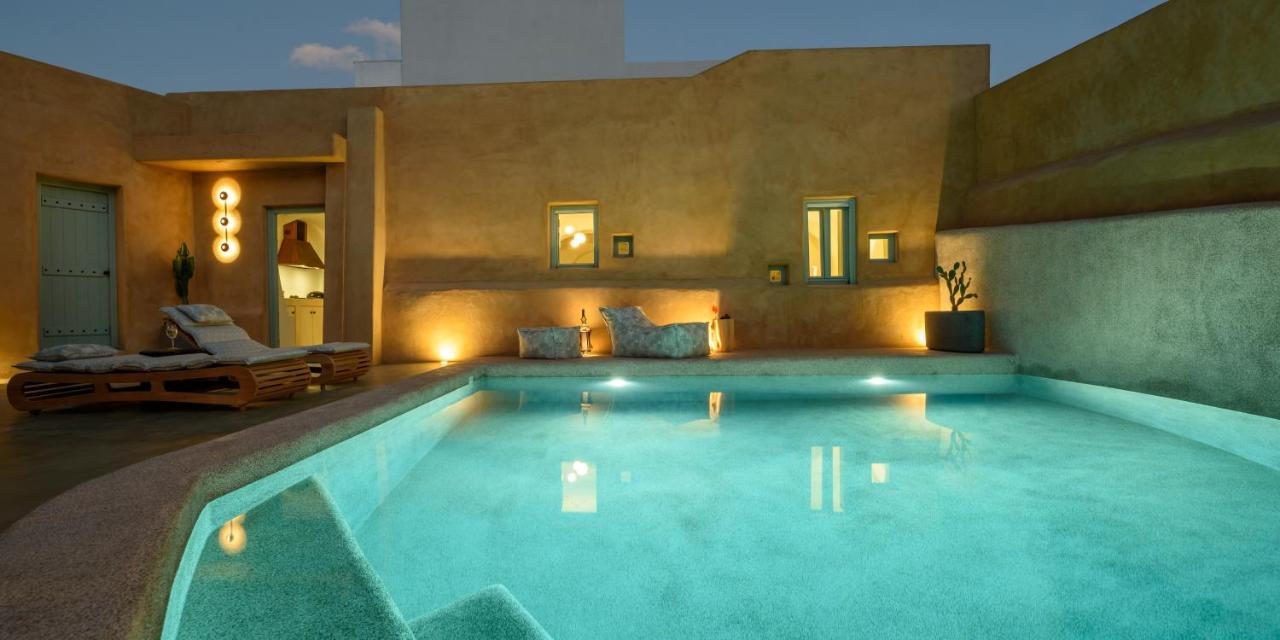 Potamos Luxury House, Private Pool, Santorini Villa Exo Gonia Bagian luar foto